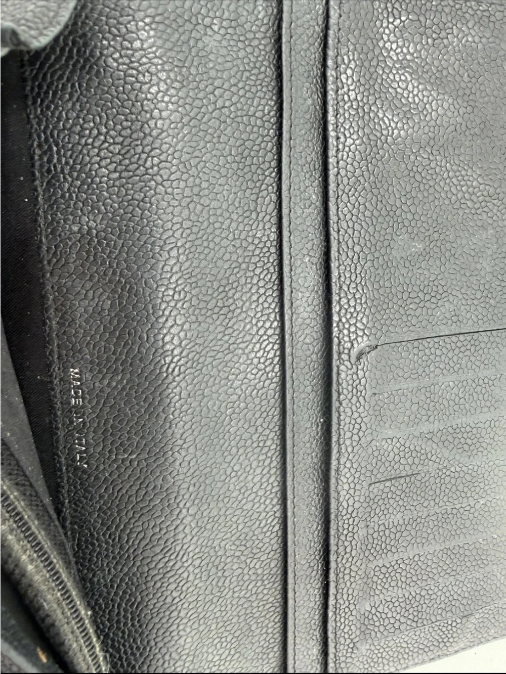 CHANEL Black Quilted Lambskin Long Wallet with CC Emblem